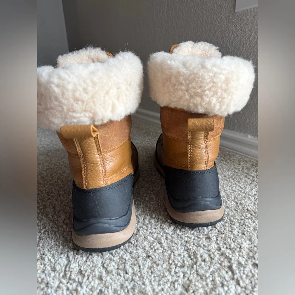 UGG Adirondack III Tan and Black Waterproof Boots - Picture 4 of 7